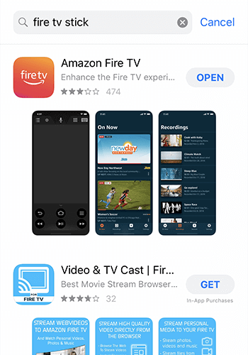 Amazon Fire TV スマートフォンアプリ