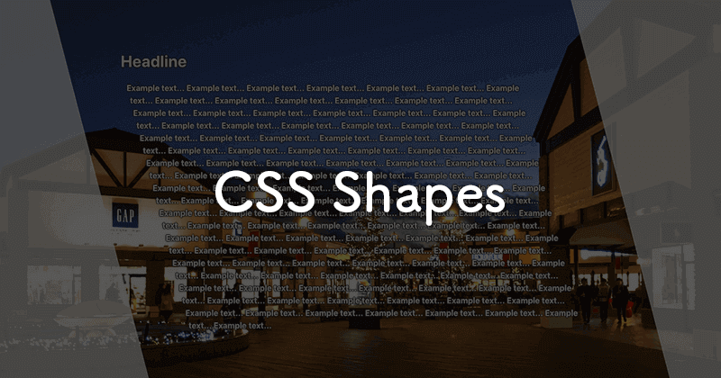 CSS Shapesを使ってコンテンツ要素のレイアウトを自由にデザインする