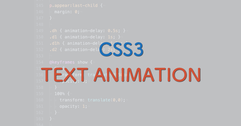 Css3で文字やメッセージをふわっと表示させるアニメーションを実装する Free Style