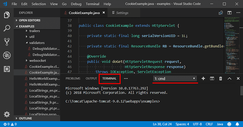 Visual Studio Codeでコマンドプロンプトを立ち上げる
