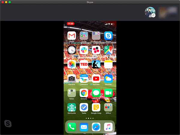 Iphoneやipad Android端末のskypeで画面共有機能を利用する Free Style