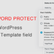 WordPressで固定ページにテンプレートを使用した時にパスワード保護が無効になる問題の解決方法