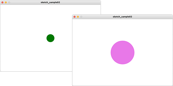 map関数でオブジェクトのサイズで色の変化させる