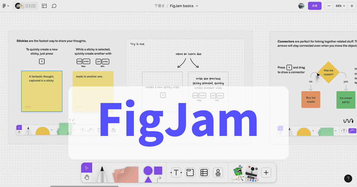 デジタルホワイトボード「FigJam」の使い方