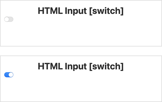 switch属性を指定したスイッチUIの実装