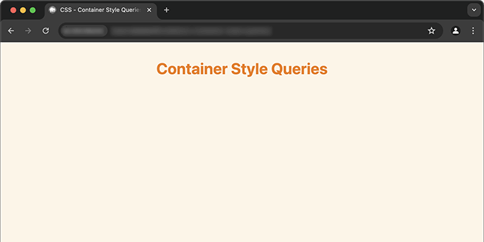 コンテナスタイルクエリ（Container Style Queries）でのスタイルの適用