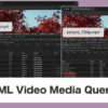 HTMLのvideo要素で動画を画面幅で切り分ける