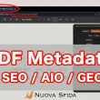 PDFのタイトルやキーワード（プロパティ）を設定する方法とSEO・AIO・GEOにおける重要性
